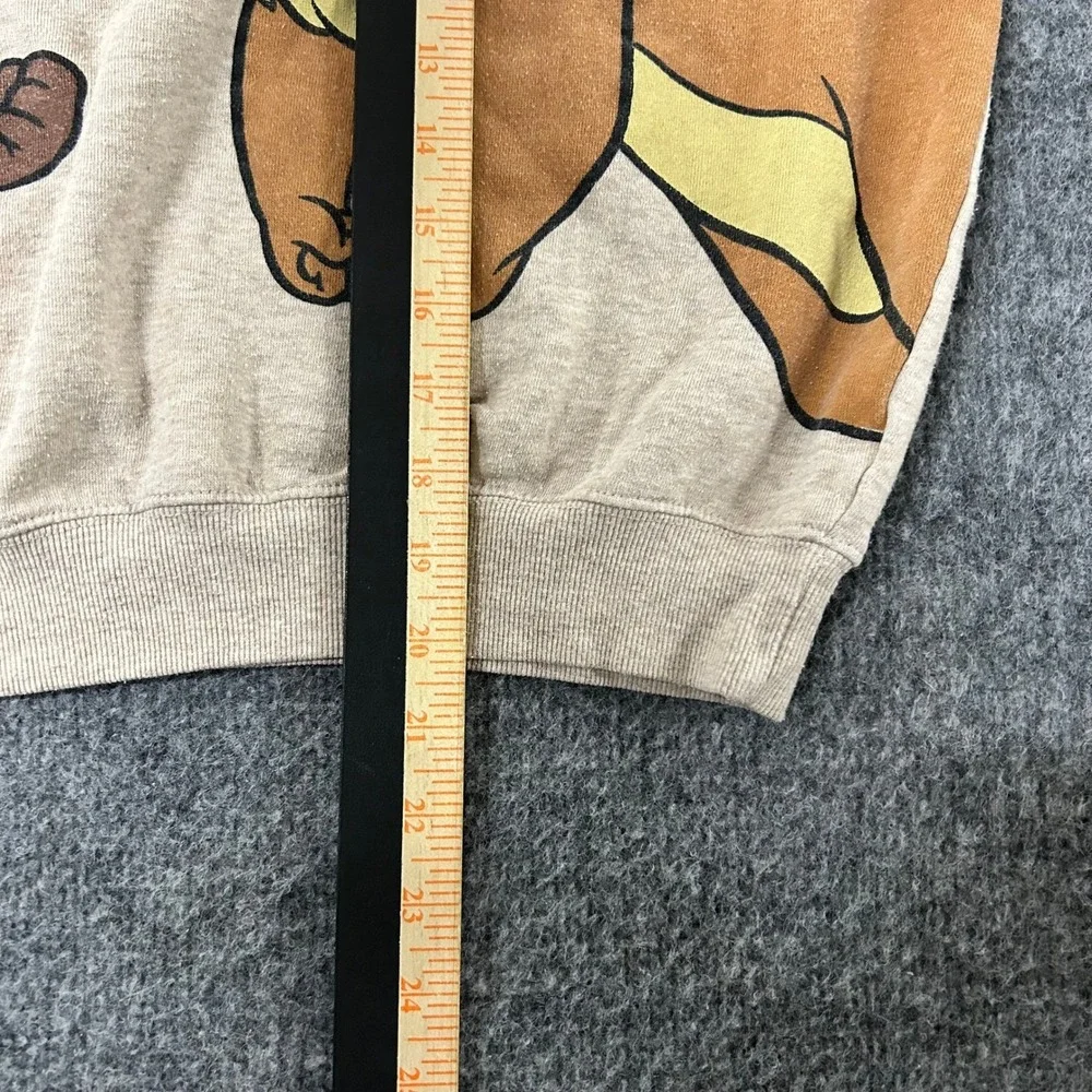 Disney Sweatshirt Womens Size M Tan Chip 'n Dale Graphic Pullover Crewneck
